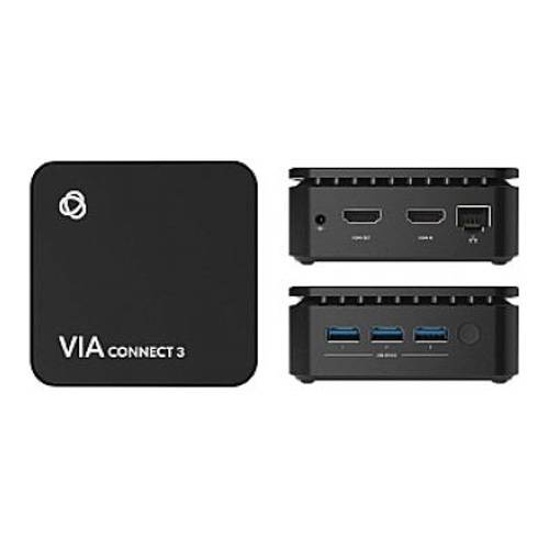 KRAMER VIA CONNECT 3 - Wireless Präsentations- & Kollaborationssystem (4K@60Hz | Simultane Anzeige | Bluetooth | WiFi)