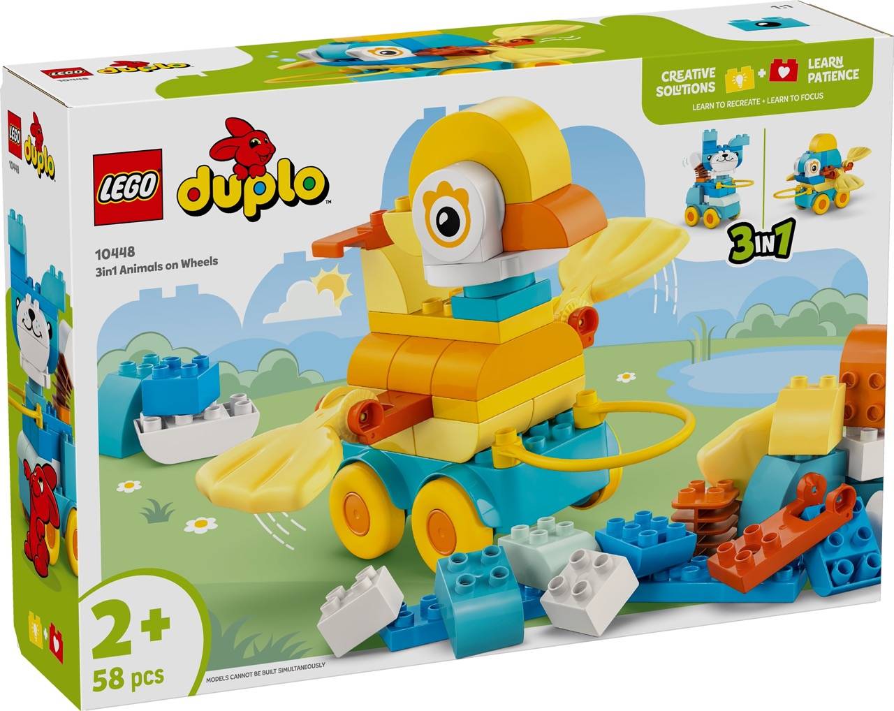 LEGO® 10448 DUPLO - Tiere auf Rädern 3-in-1-Set