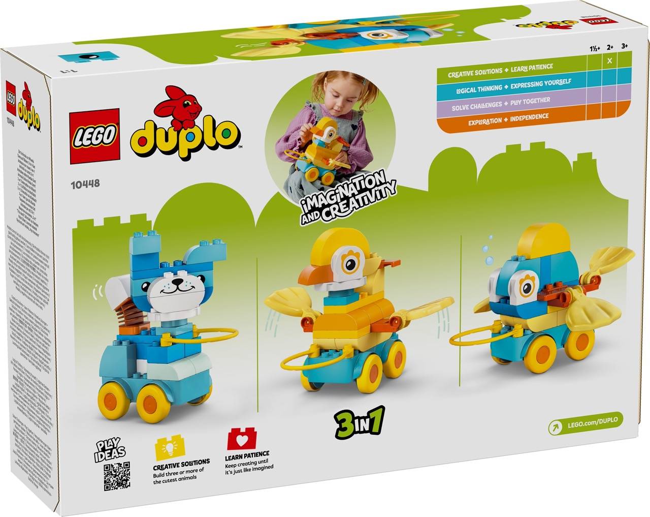 LEGO® 10448 DUPLO - Tiere auf Rädern 3-in-1-Set