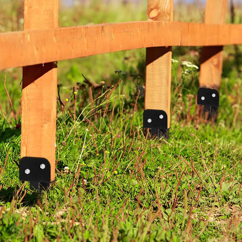 8x Pfostenträger Einschlaghülse Länge 700 mm Einschlagbodenhülse Pfostenträger für Vierkantholzpfosten