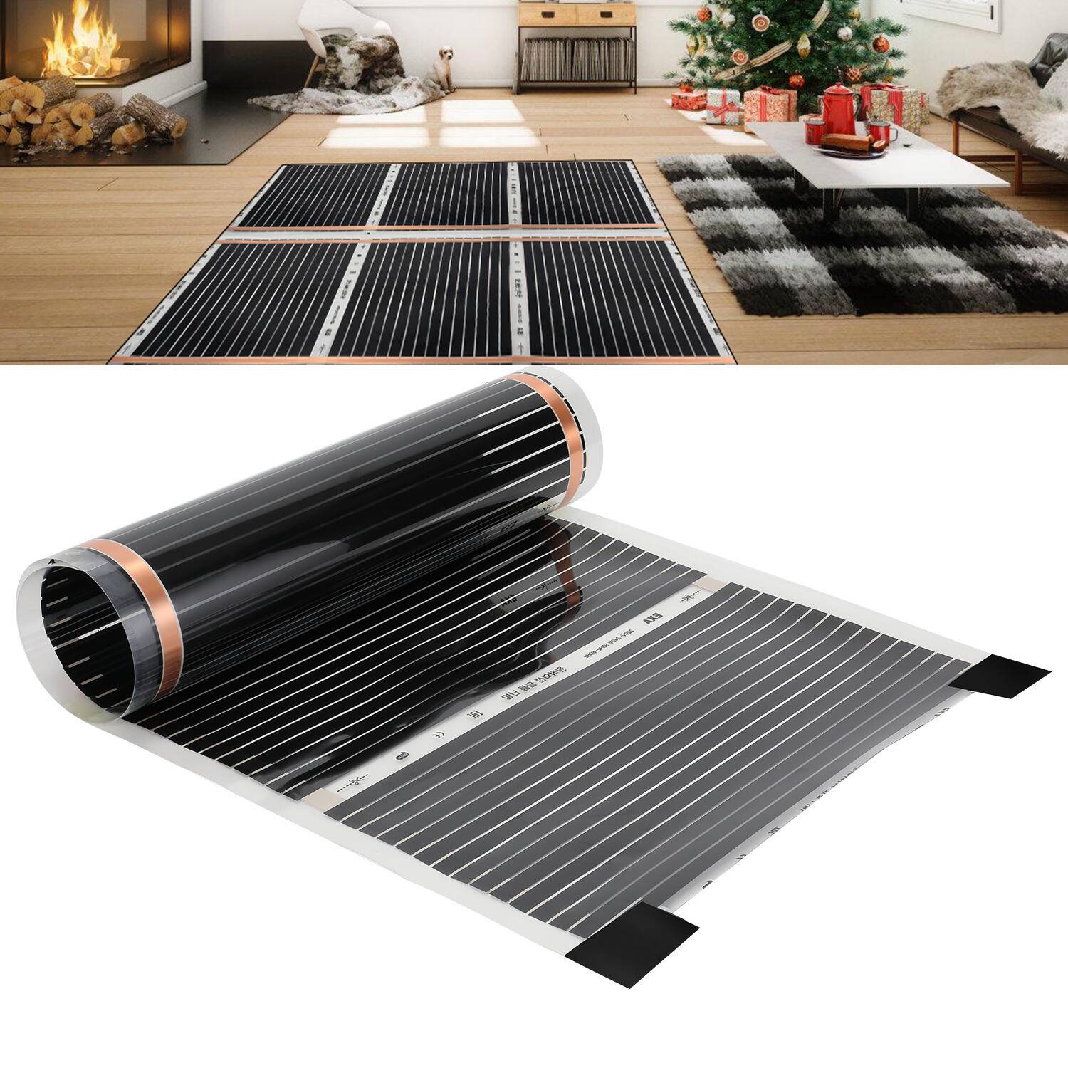 elektrische Fußbodenheizung, Komplettset 2 m², 220 W/m²