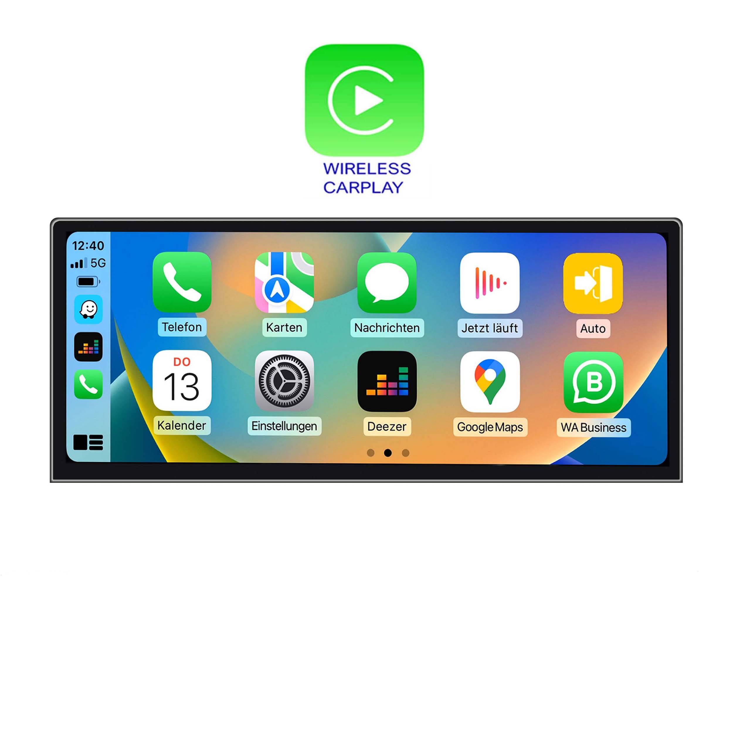 Für BMW E81 E82 E87 E88 CIC 12,3" Touchscreen Android GPS Navigation CarPlay