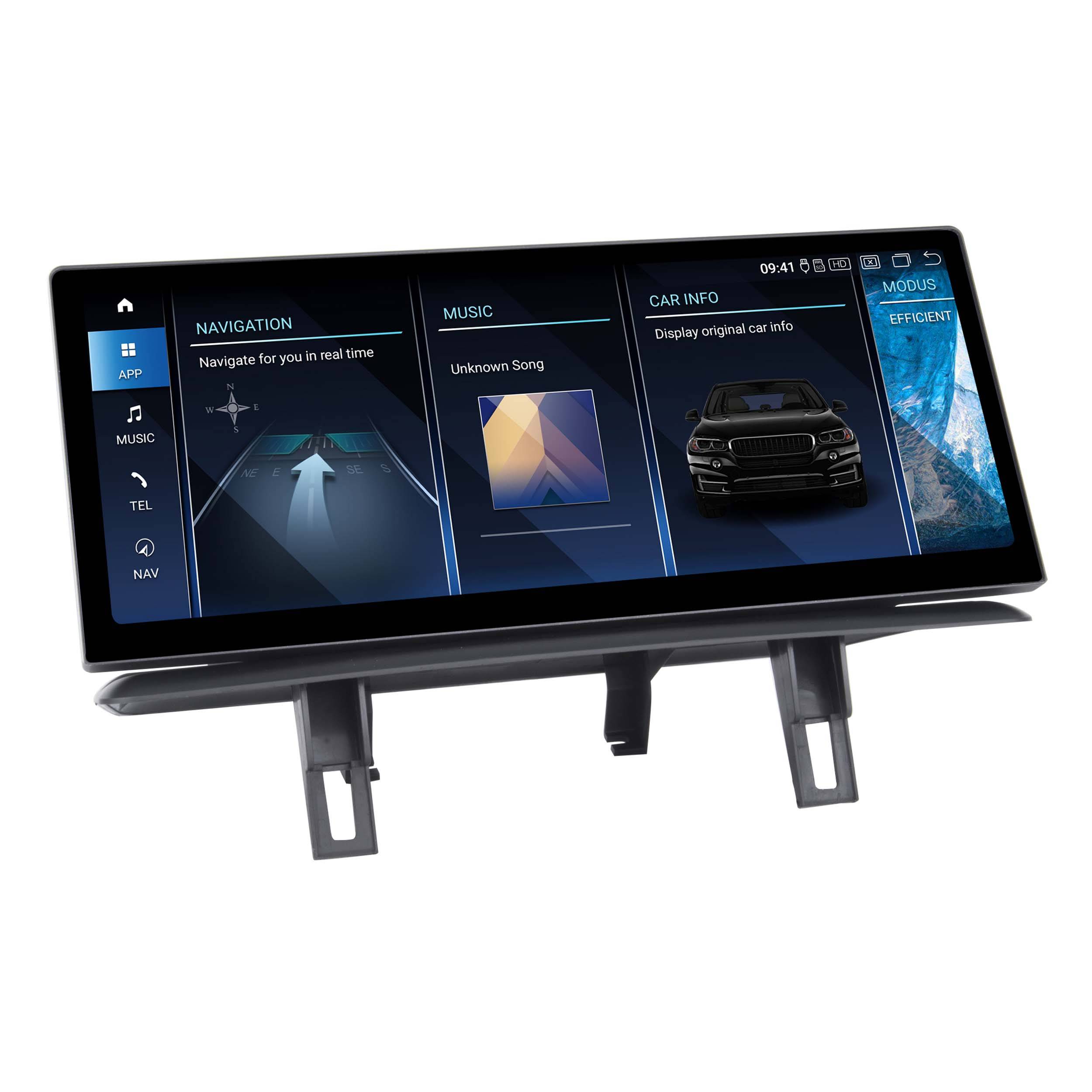 Für BMW E81 E82 E87 E88 CIC 12,3" Touchscreen Android GPS Navigation CarPlay