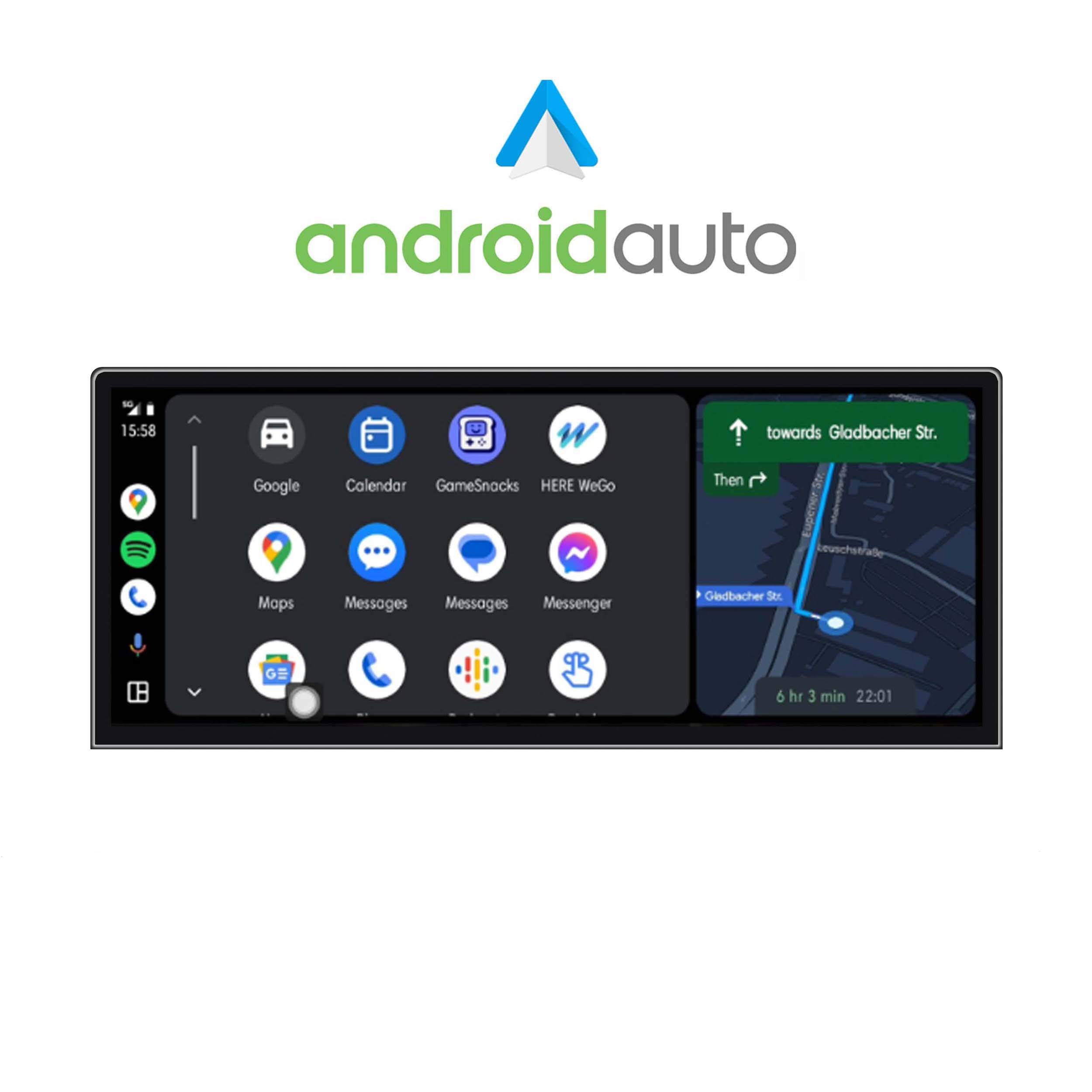 Für BMW E81 E82 E87 E88 CIC 12,3" Touchscreen Android GPS Navigation CarPlay