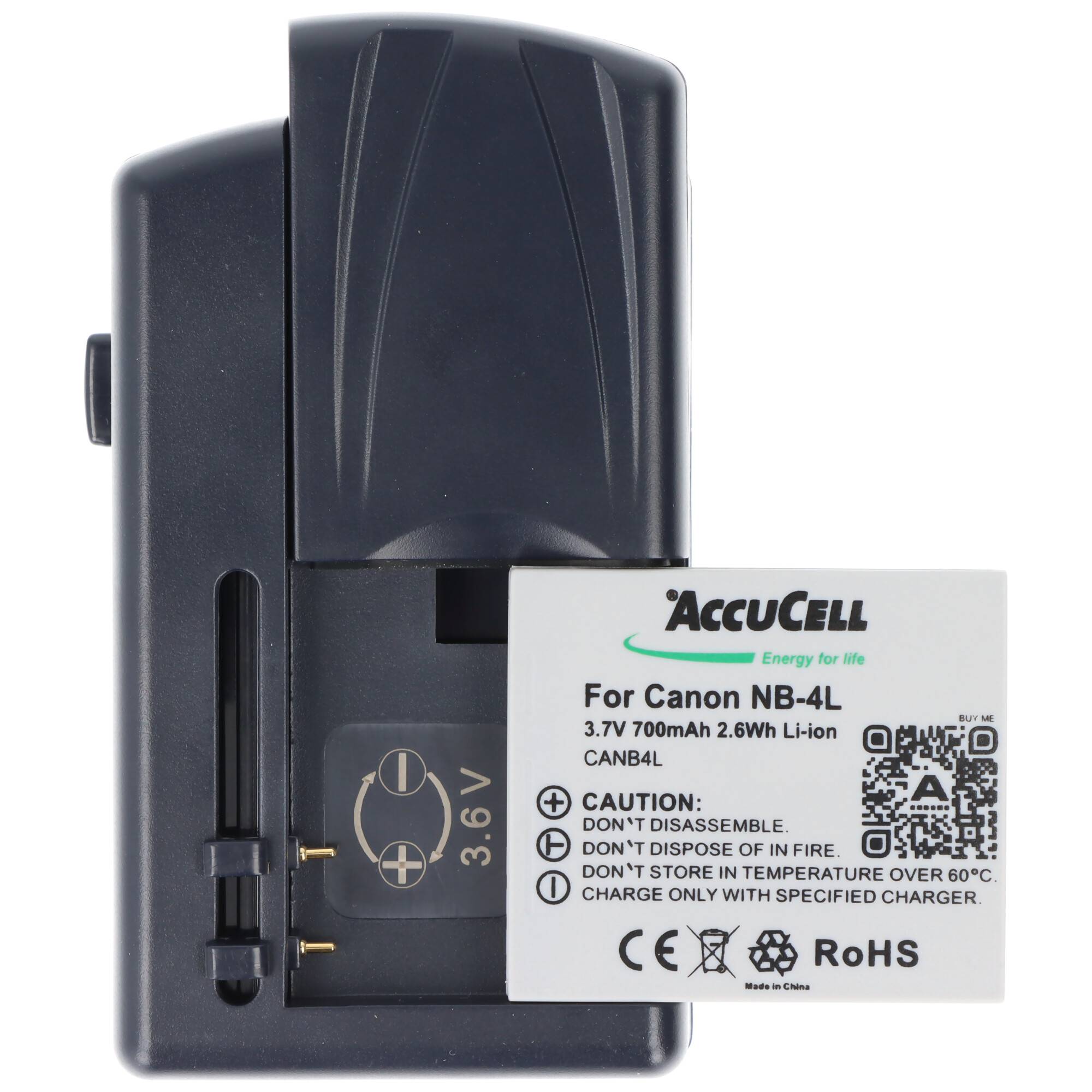 Universal Ladegerät für viele Handy Akku 3,6 bis 3,7V Smartphoneakkus