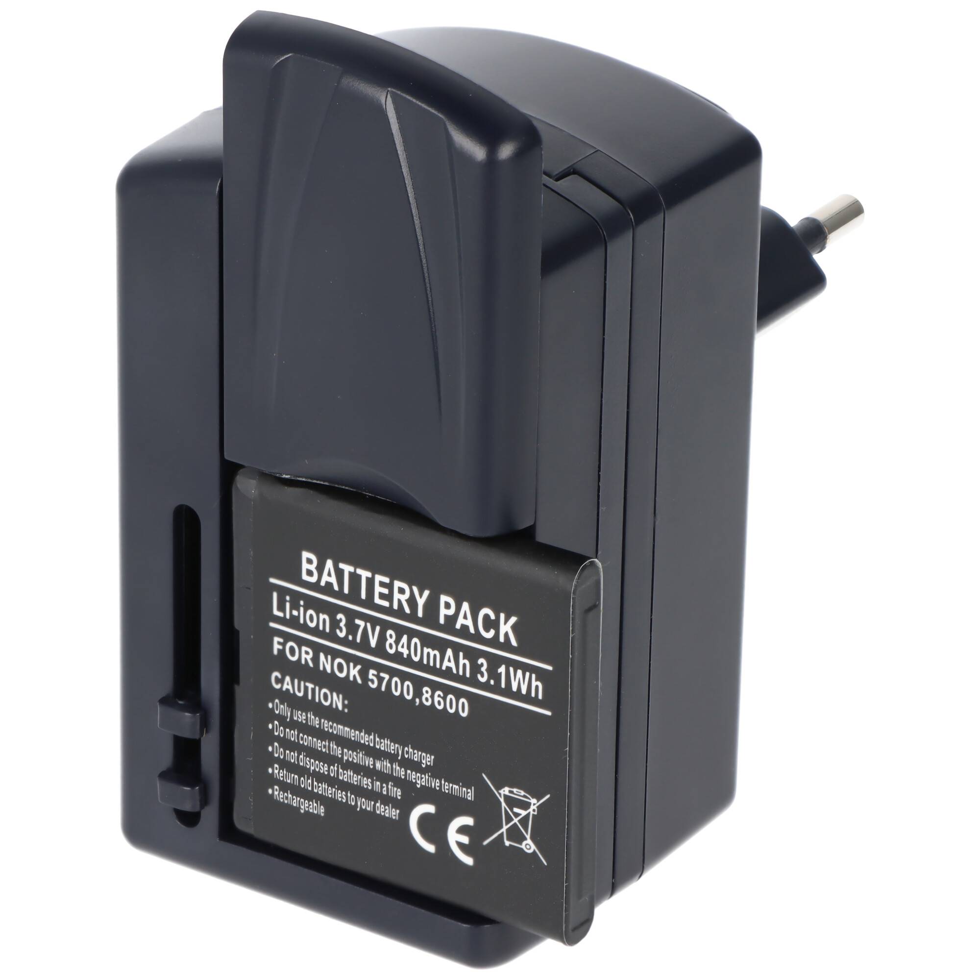 Universal Ladegerät für viele Handy Akku 3,6 bis 3,7V Smartphoneakkus