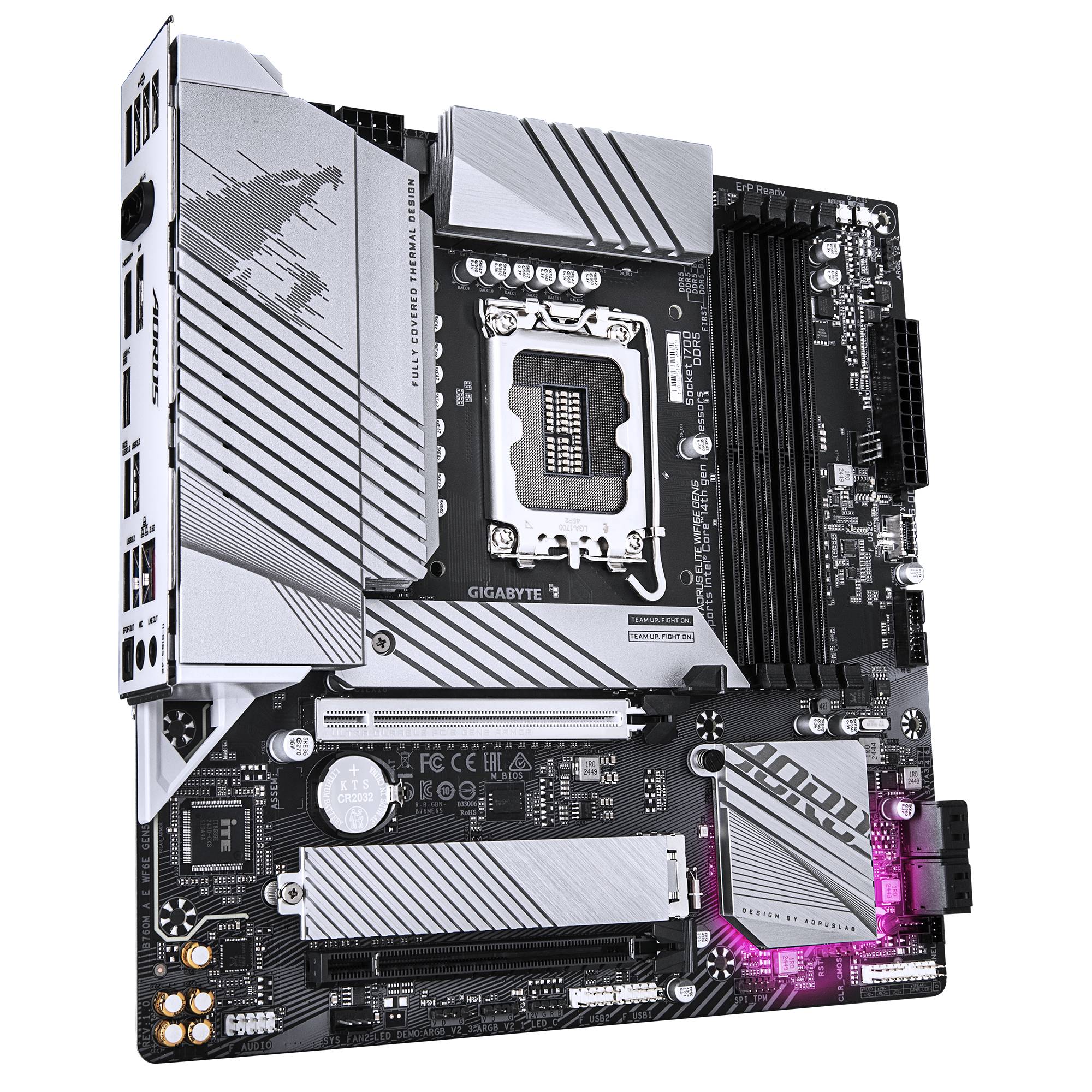 Gigabyte AORUS B760M ELITE WIFI6E GEN5 - Motherboard - micro ATX - LGA1700-Sockel - B760 Chipsatz - USB-C 3.2 Gen 2x2, USB-C 3.2 Gen2, USB 3.2 Gen