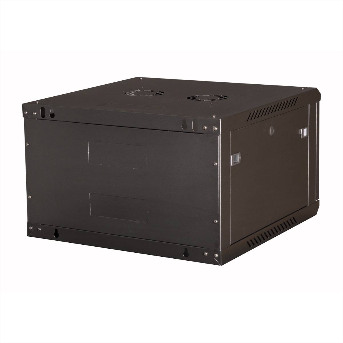 VALUE 19-Zoll Wandgehäuse 6HE, 600x600mm schwarz, Bausatz