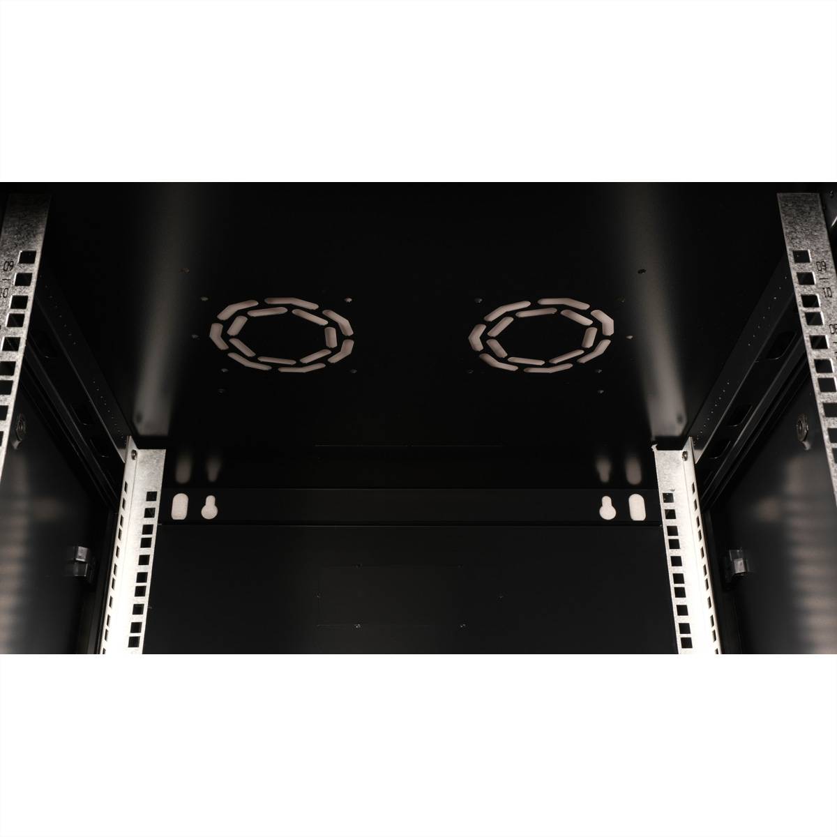 VALUE 19-Zoll Wandgehäuse 9HE, 600x600mm schwarz, Bausatz