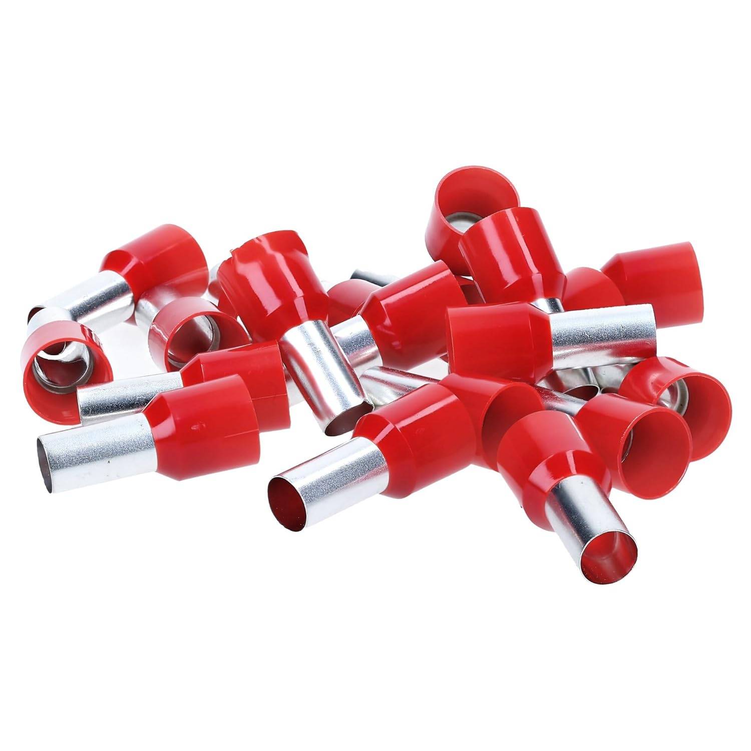 50 Stück Kalitec AE3518RT Aderendhülsen isoliert 35mm² 18mm lang rot I Made in Germany I Industriequalität