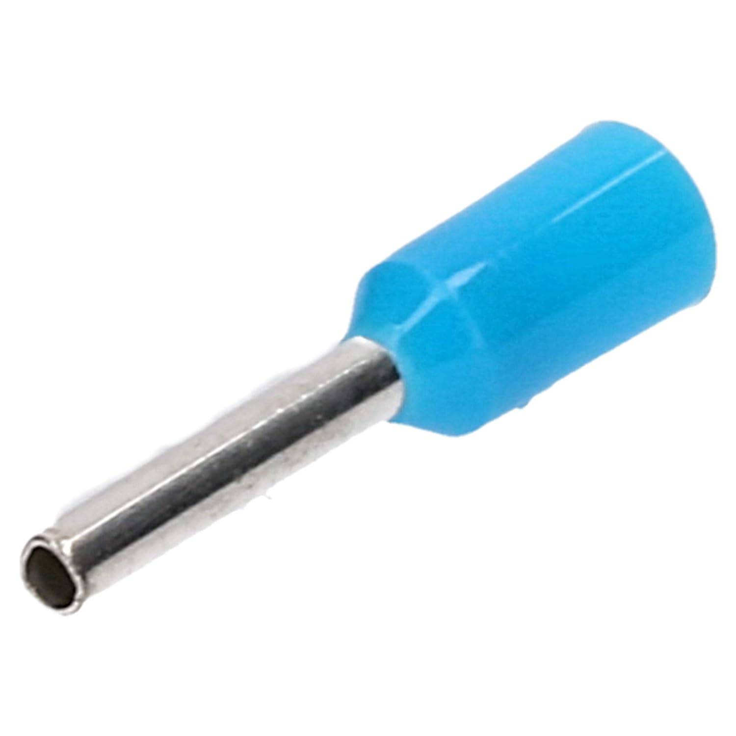 500 Stück Cembre Aderendhülsen isoliert 0,75mm2 8mm lang blau PKE7508 I Industriequalität vom deutschen Händler
