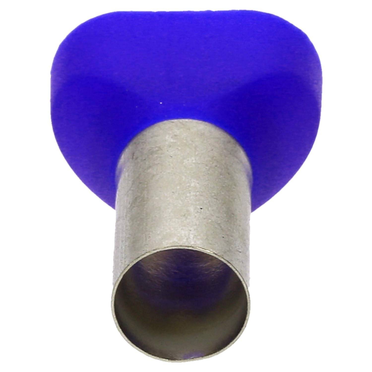 50 Stück Cembre PKT1625 Zwillingsaderendhülsen isoliert 2x16mm² blau 25mm lang I Industriequalität vom deutschen Händler
