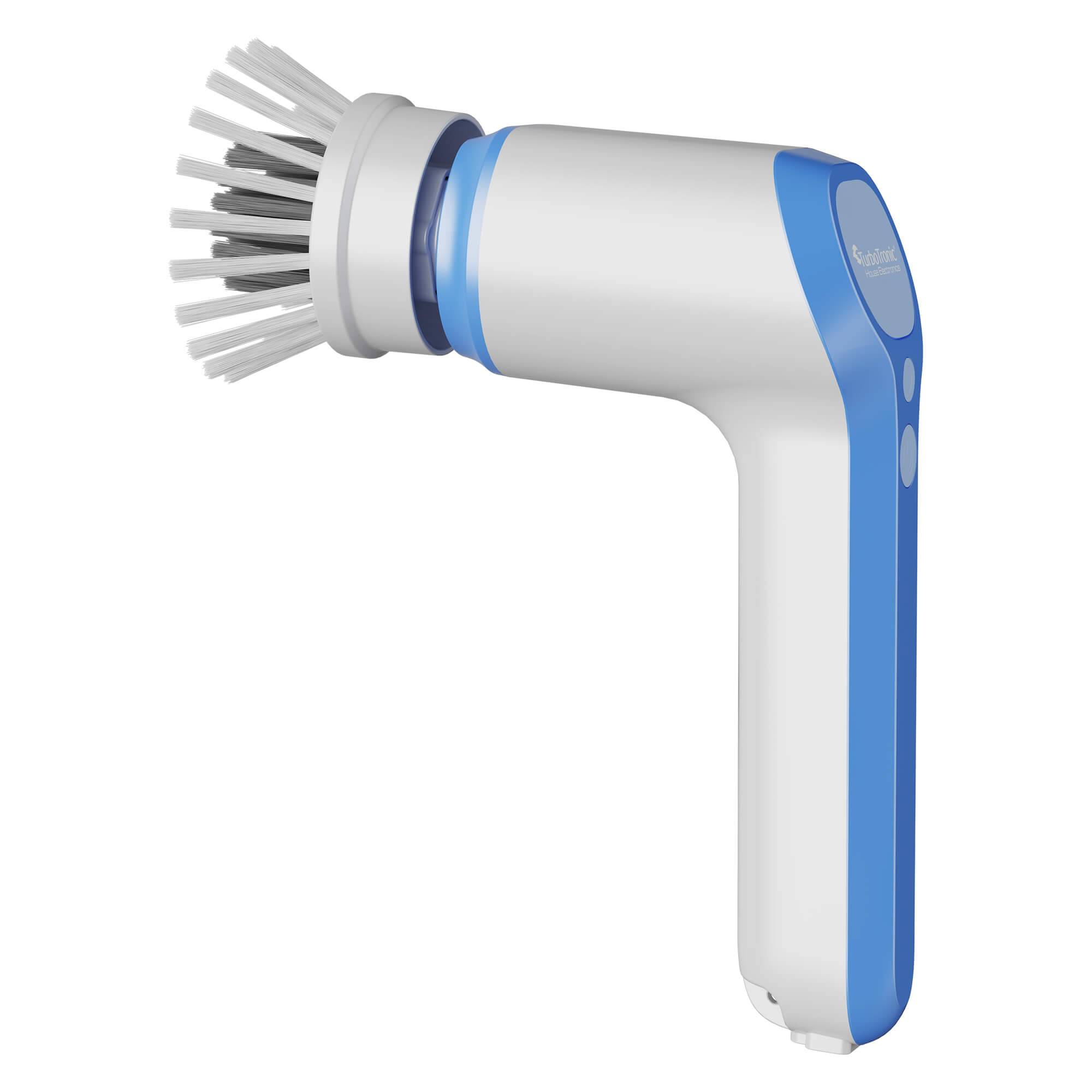 Elektrische Reinigungsbürste - Spin Scrubber, Putzbürste, Kabelloser Akku-Reinigungsschrubber mit 3 Bürstenaufsätzen, USB-C, schnurlos, Bad-, Kü