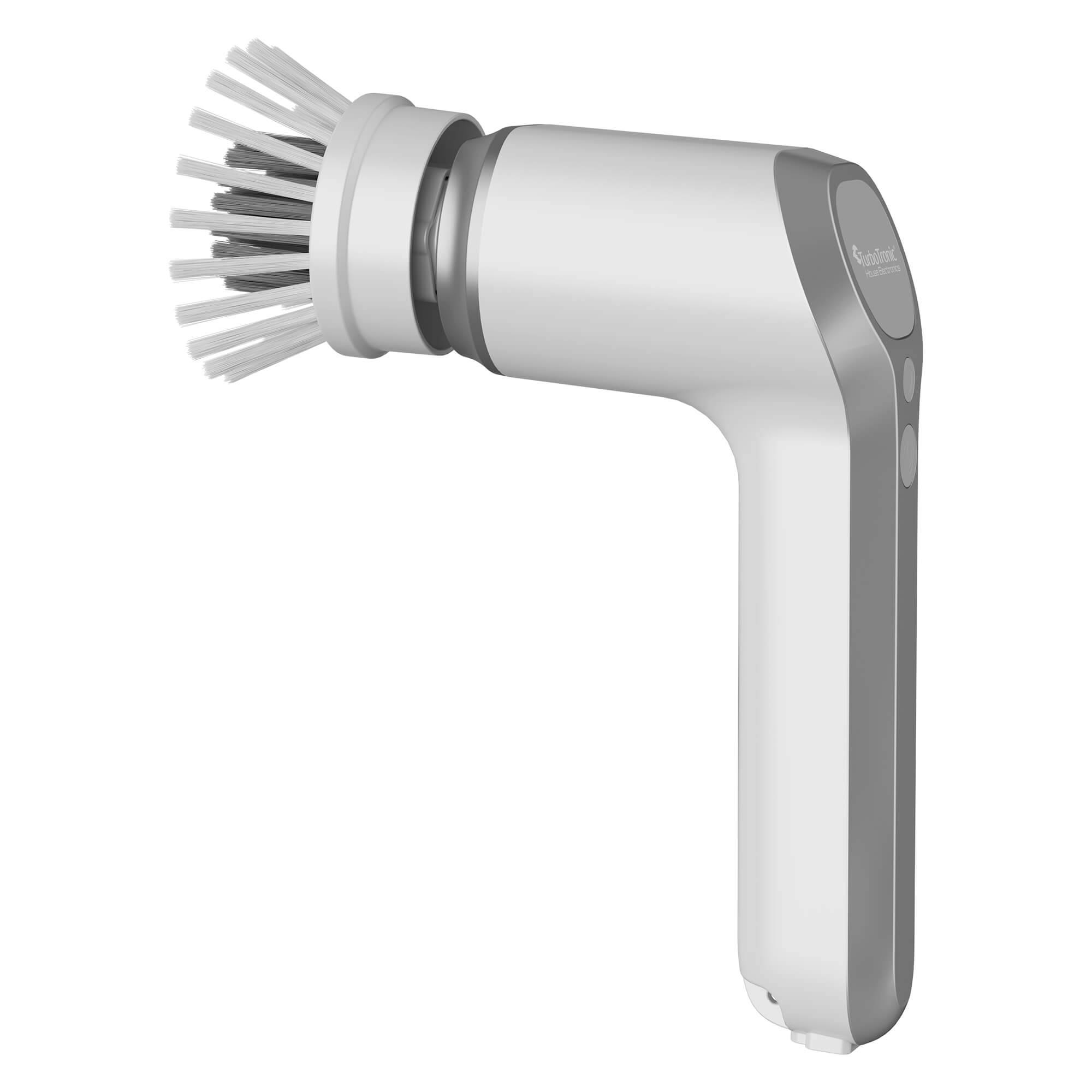 Elektrische Reinigungsbürste - Spin Scrubber, Putzbürste, Kabelloser Akku-Reinigungsschrubber mit 3 Bürstenaufsätzen, USB-C, schnurlos, Bad-, Kü