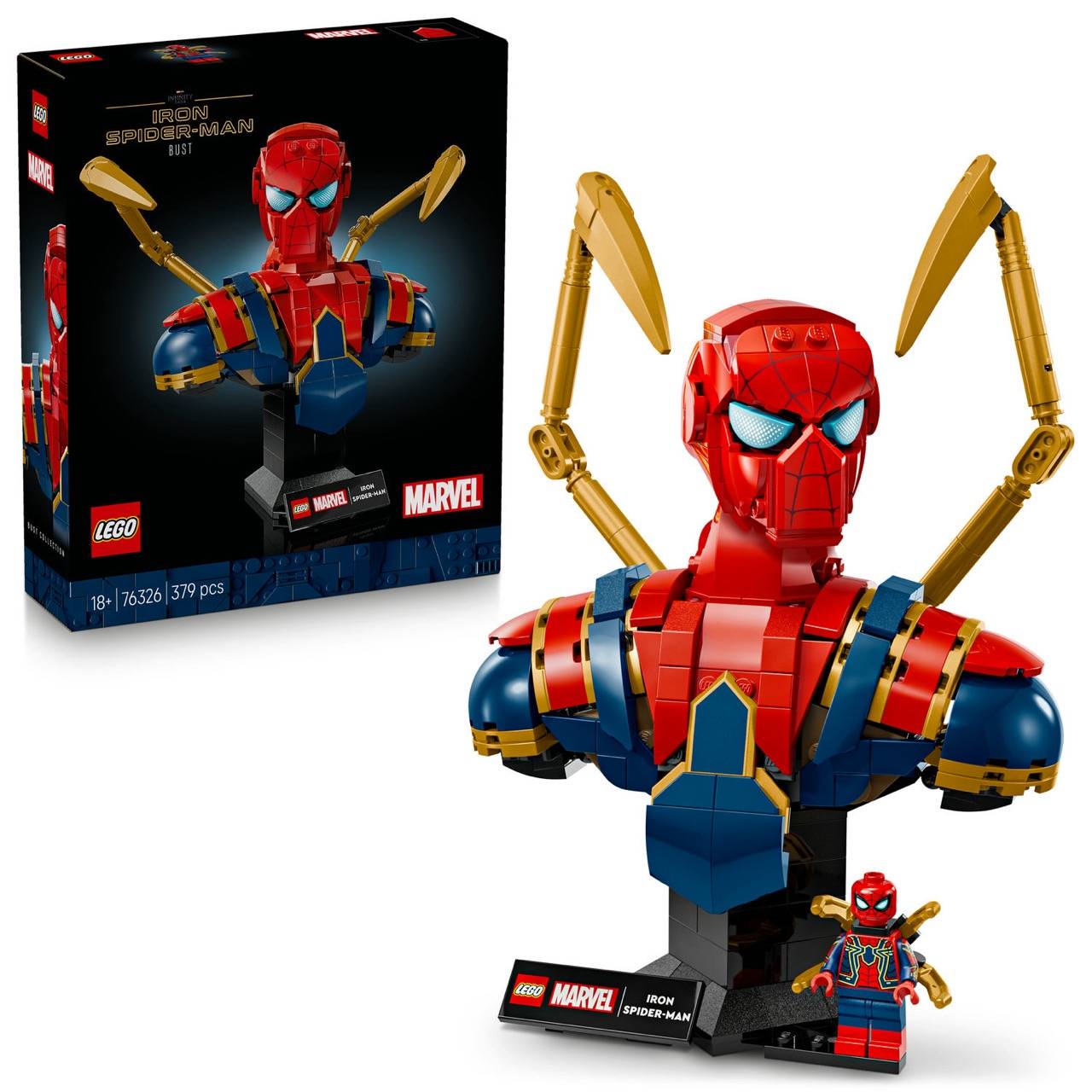 LEGO® 76326 Marvel Super Heroes - Iron Spider-Man Büste