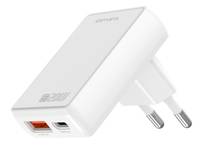 4smarts Netzladegerät FlatPlug Duos 20W GaN 1CLadegerät