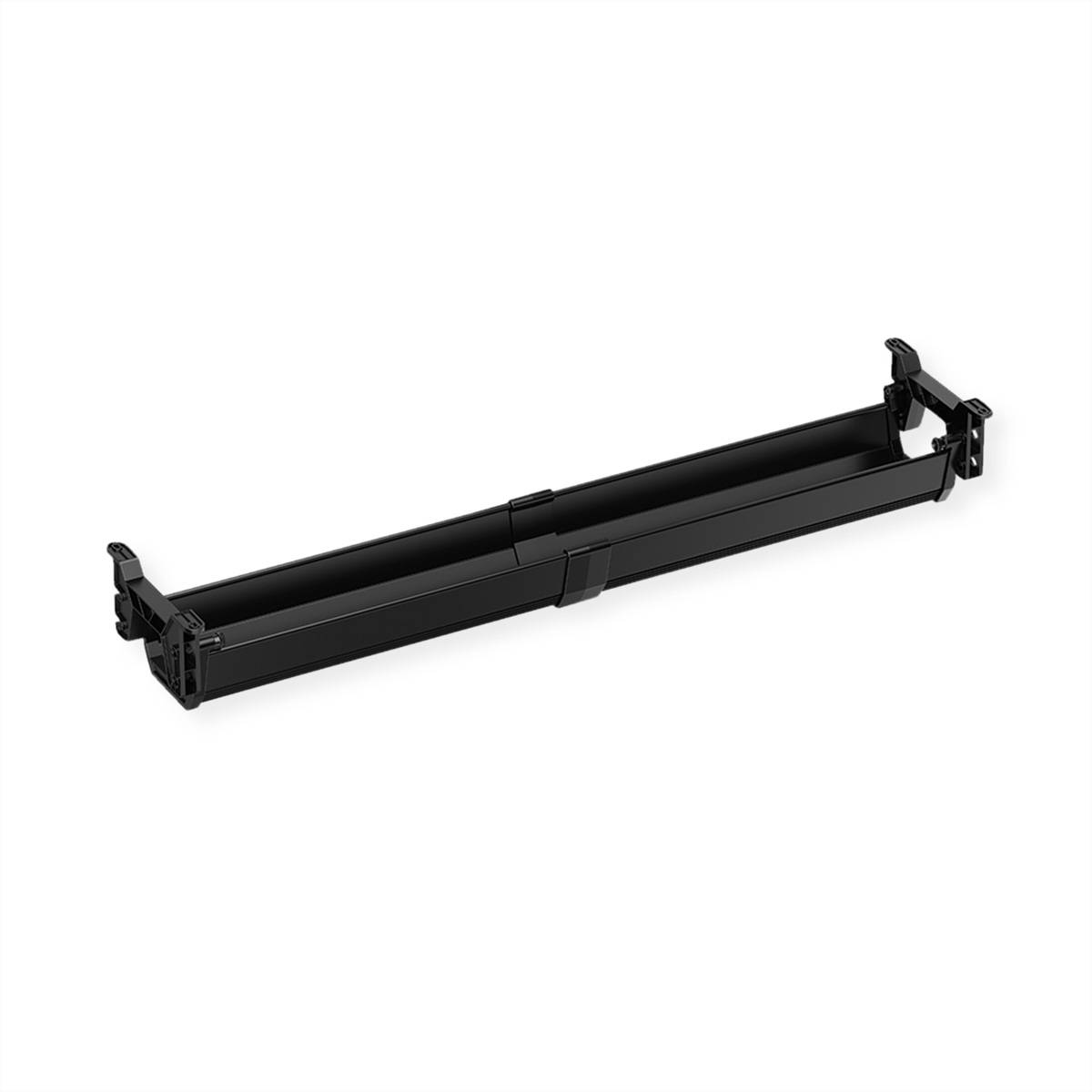 ROLINE Easy2Open Kabelkanal, Untertischmontage, schwarz, 85,8 cm EDV-Möbel Kabelführungssystem