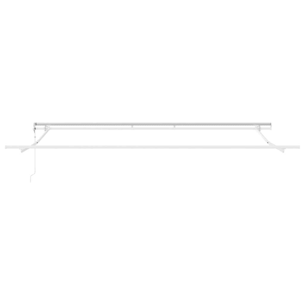 vidaXL Markisenrahmen Weiß 500 x 300 cm Aluminium