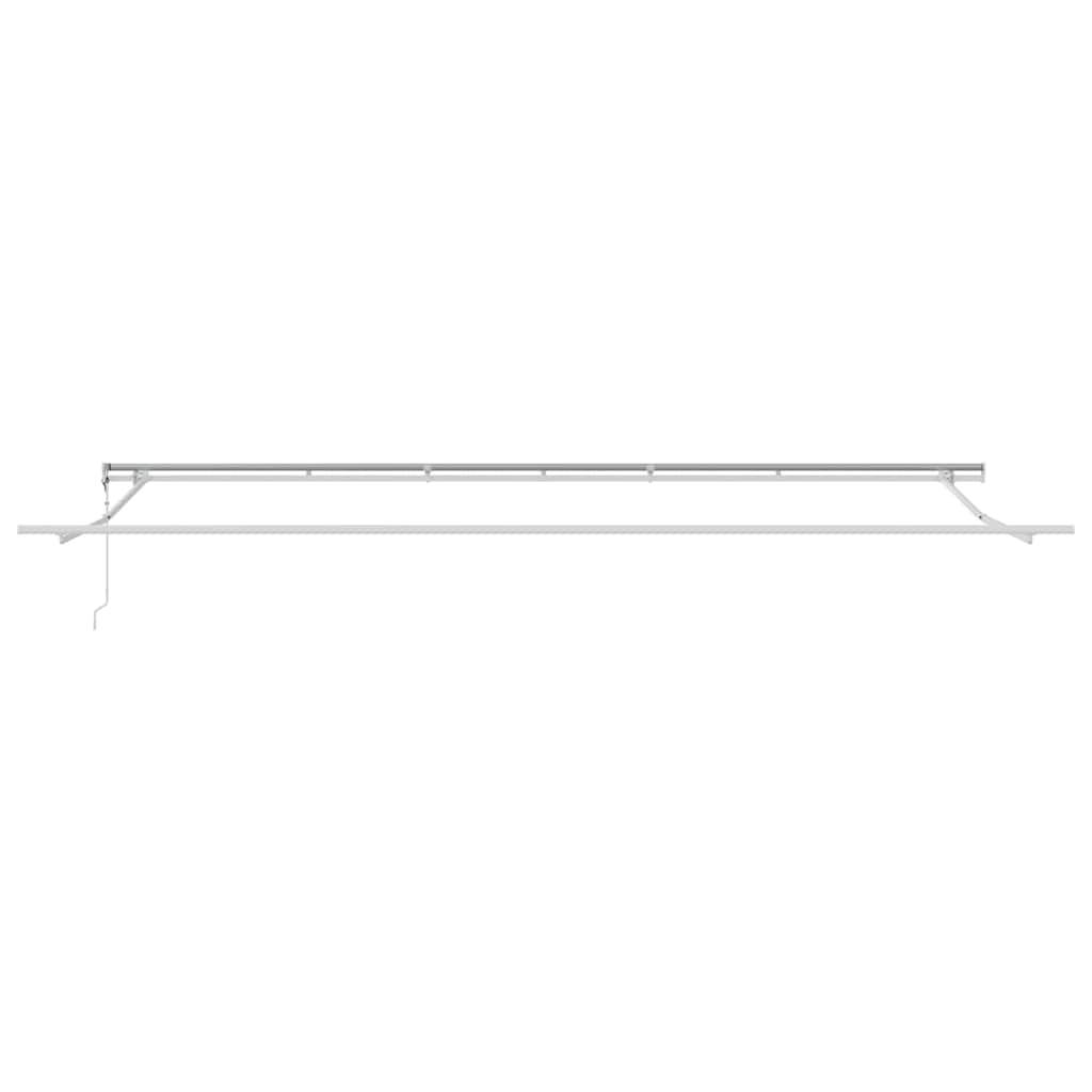 vidaXL Markisenrahmen Weiß 600 x 300 cm Aluminium