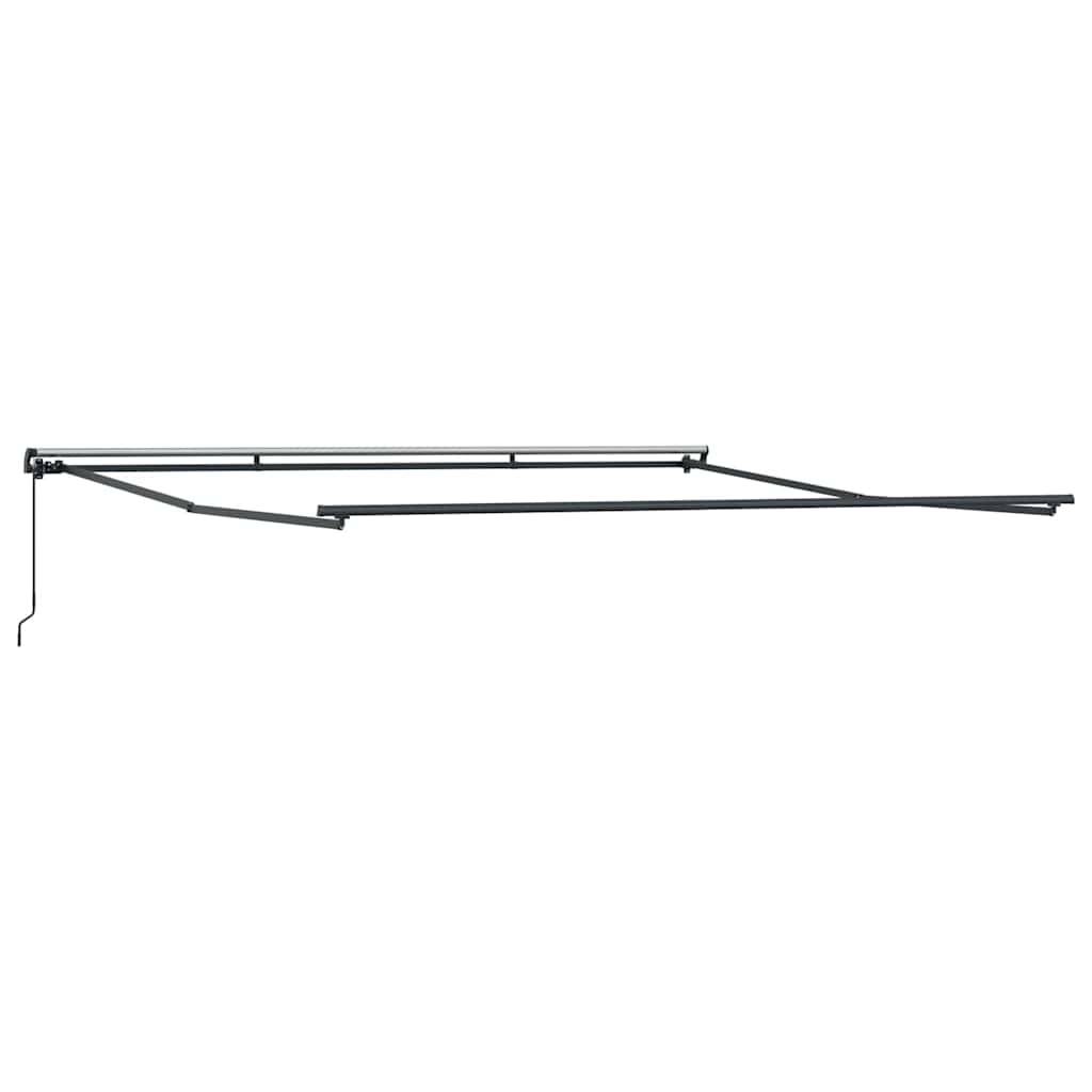 vidaXL Markise Anthrazit 4 × 3,5 m Metall