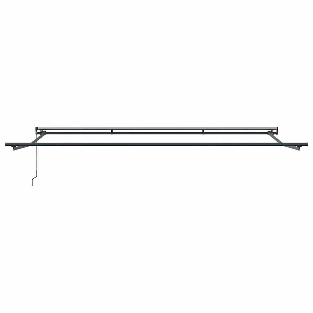 vidaXL Markise Anthrazit 4 × 3,5 m Metall