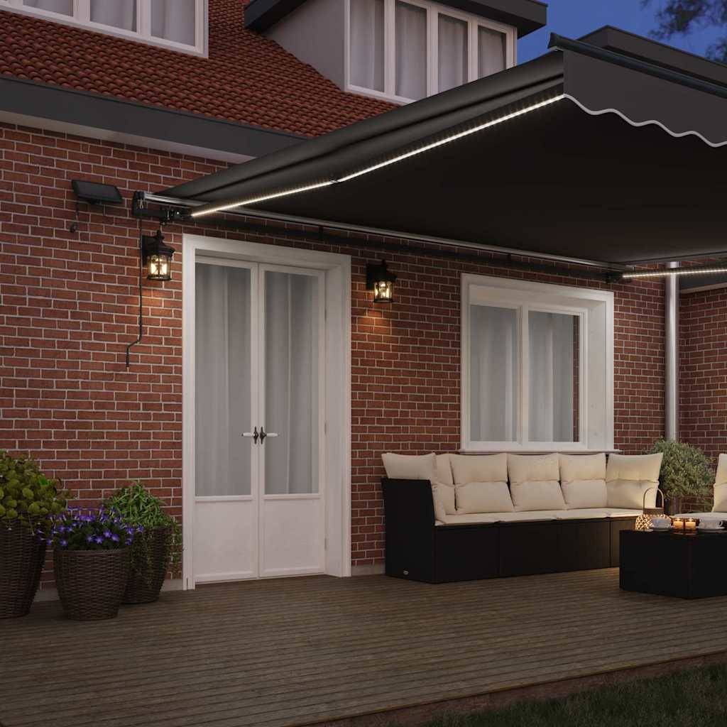 vidaXL Markisenrahmen Anthrazit 500 x 350 cm Aluminium