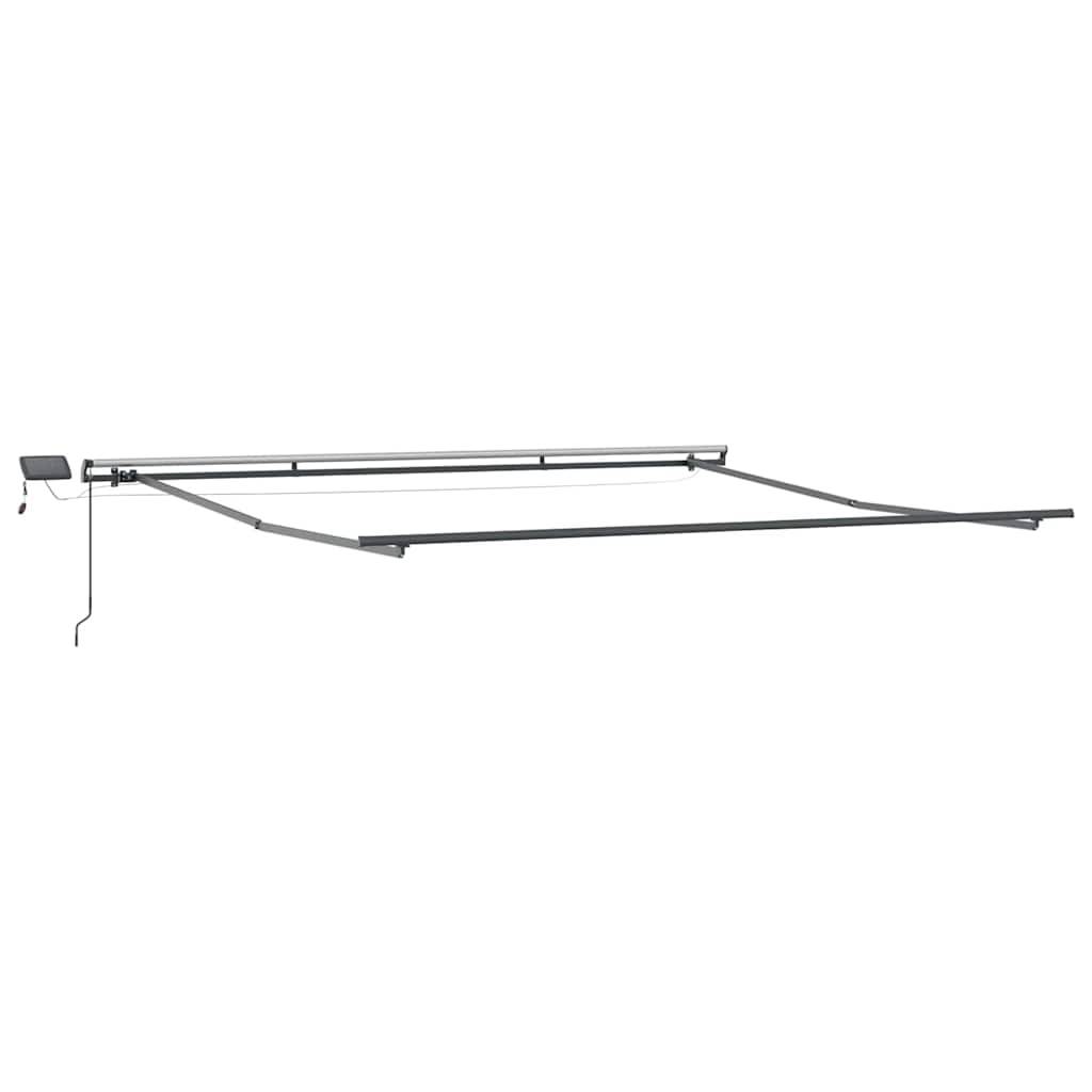 vidaXL Markisenrahmen Anthrazit 500 x 350 cm Aluminium