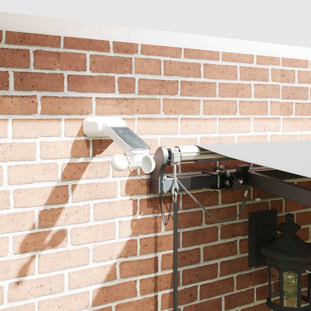 vidaXL Markise mit Anthrazit 4 × 3,5 m Metall