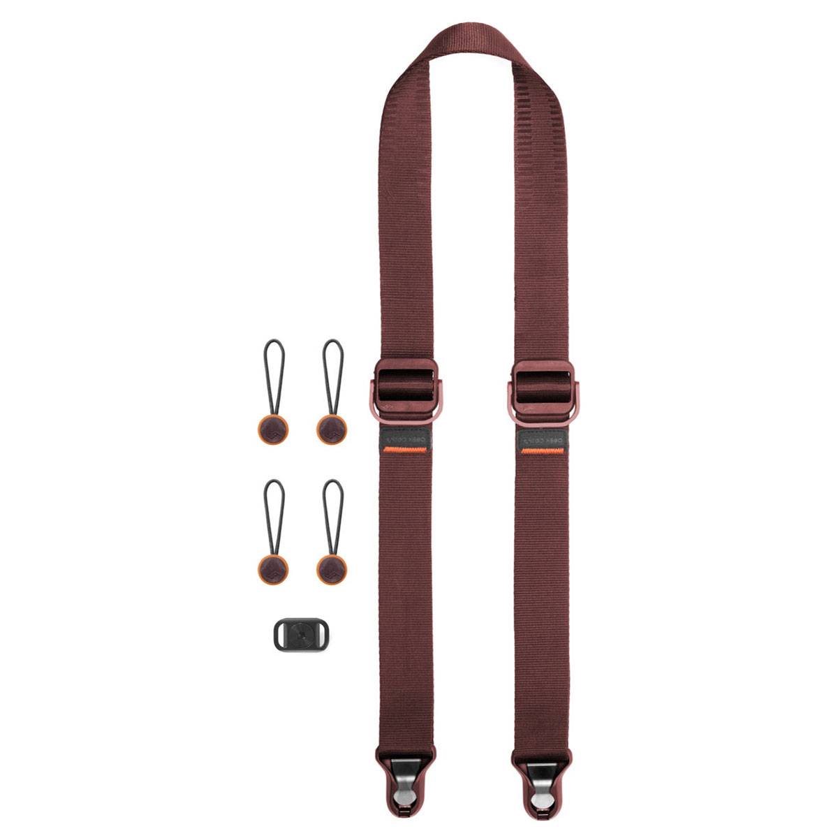 Peak Design Slide Lite Kameragurt - Eclipse (Weinrot)