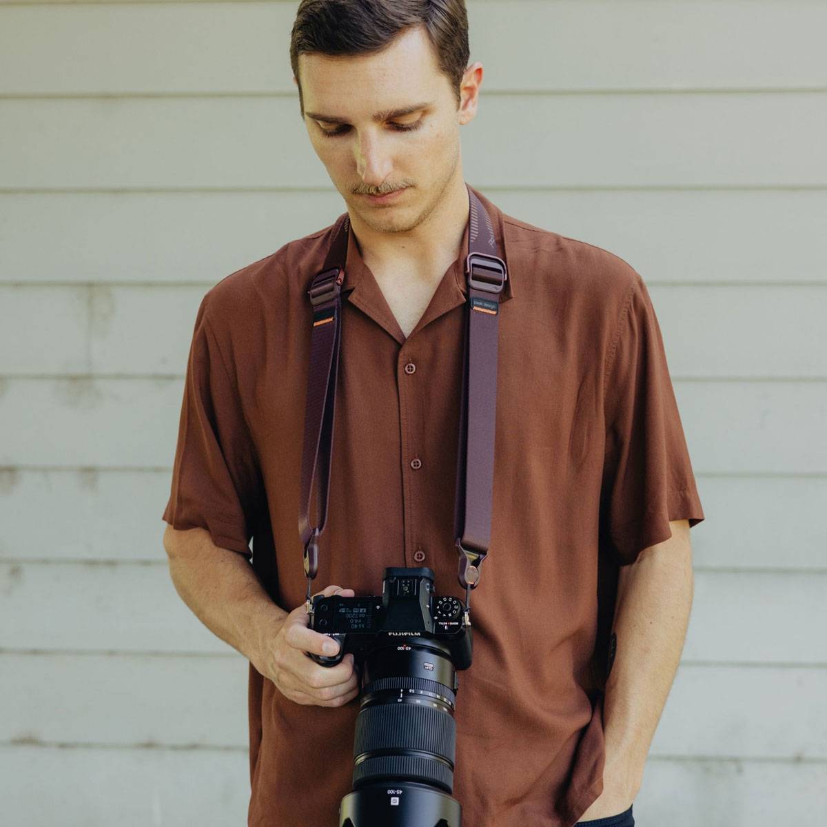 Peak Design Slide Lite Kameragurt - Eclipse (Weinrot)