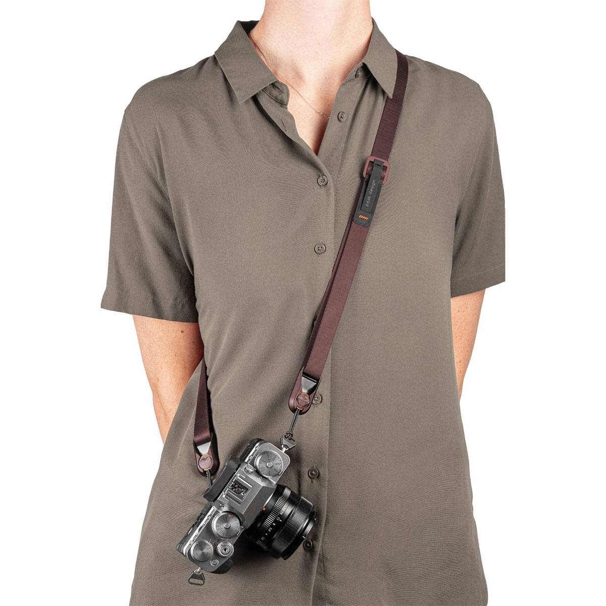 Peak Design Leash Kameratragegurt - Eclipse (Weinrot)