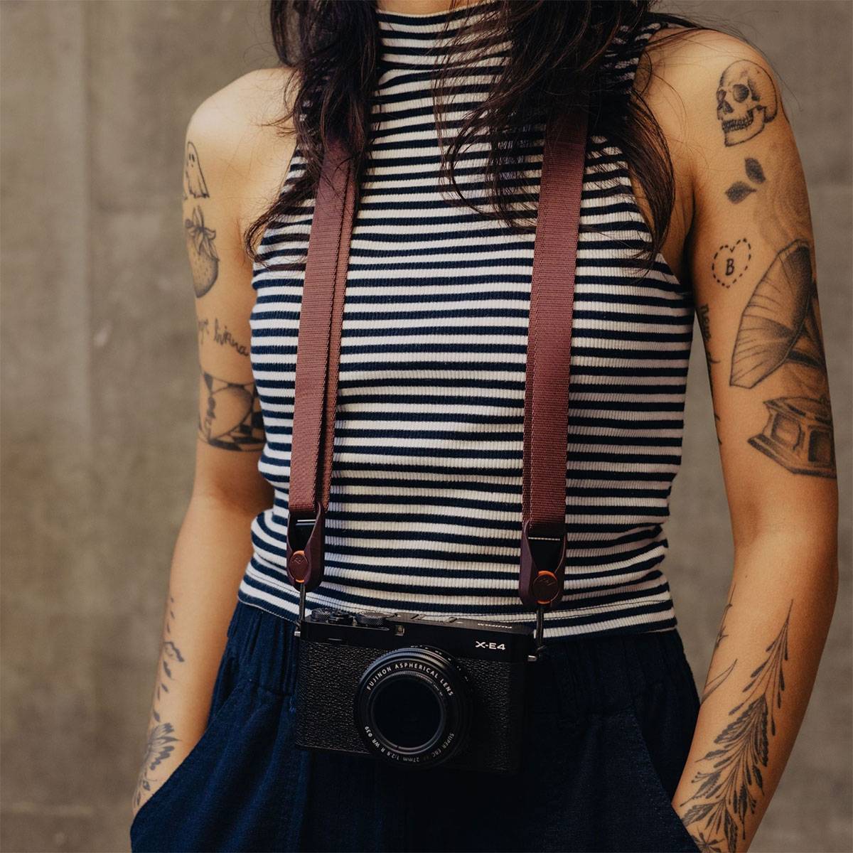 Peak Design Leash Kameratragegurt - Eclipse (Weinrot)