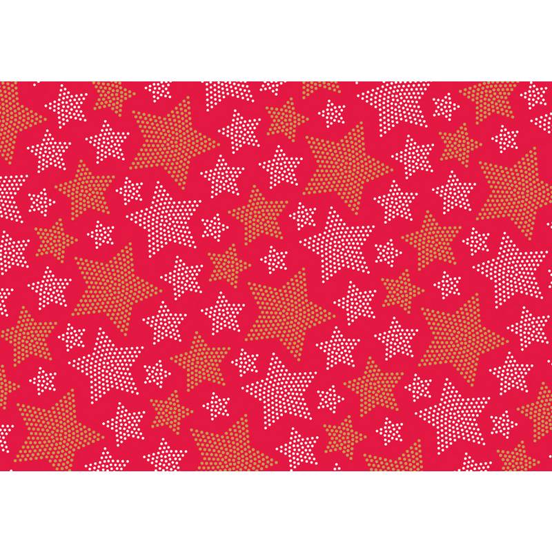 SUSY CARD Weihnachts-Geschenkpapier "Sterne"