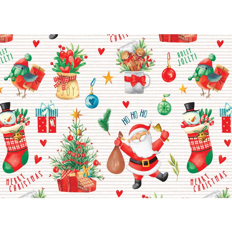 SUSY CARD Weihnachts-Geschenkpapier "Weihnachtsmann"