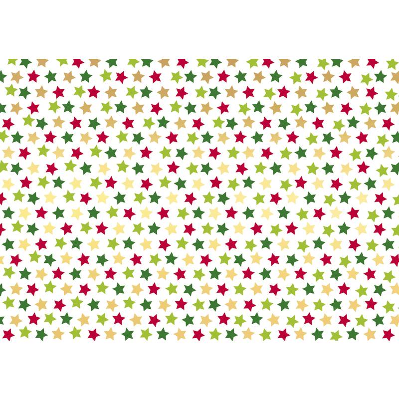 SUSY CARD Weihnachts-Geschenkpapier "Sterne bunt"