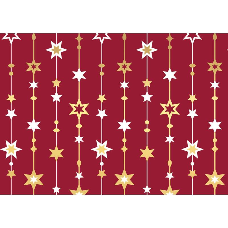 SUSY CARD Weihnachts-Geschenkpapier "Sterne Linien"