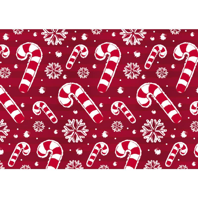 SUSY CARD Weihnachts-Geschenkpapier "Zuckerstangen"