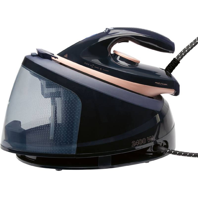 PROFI CARE Dampfbügelstation PC-DBS 3127, 2400 W, blau-rosé