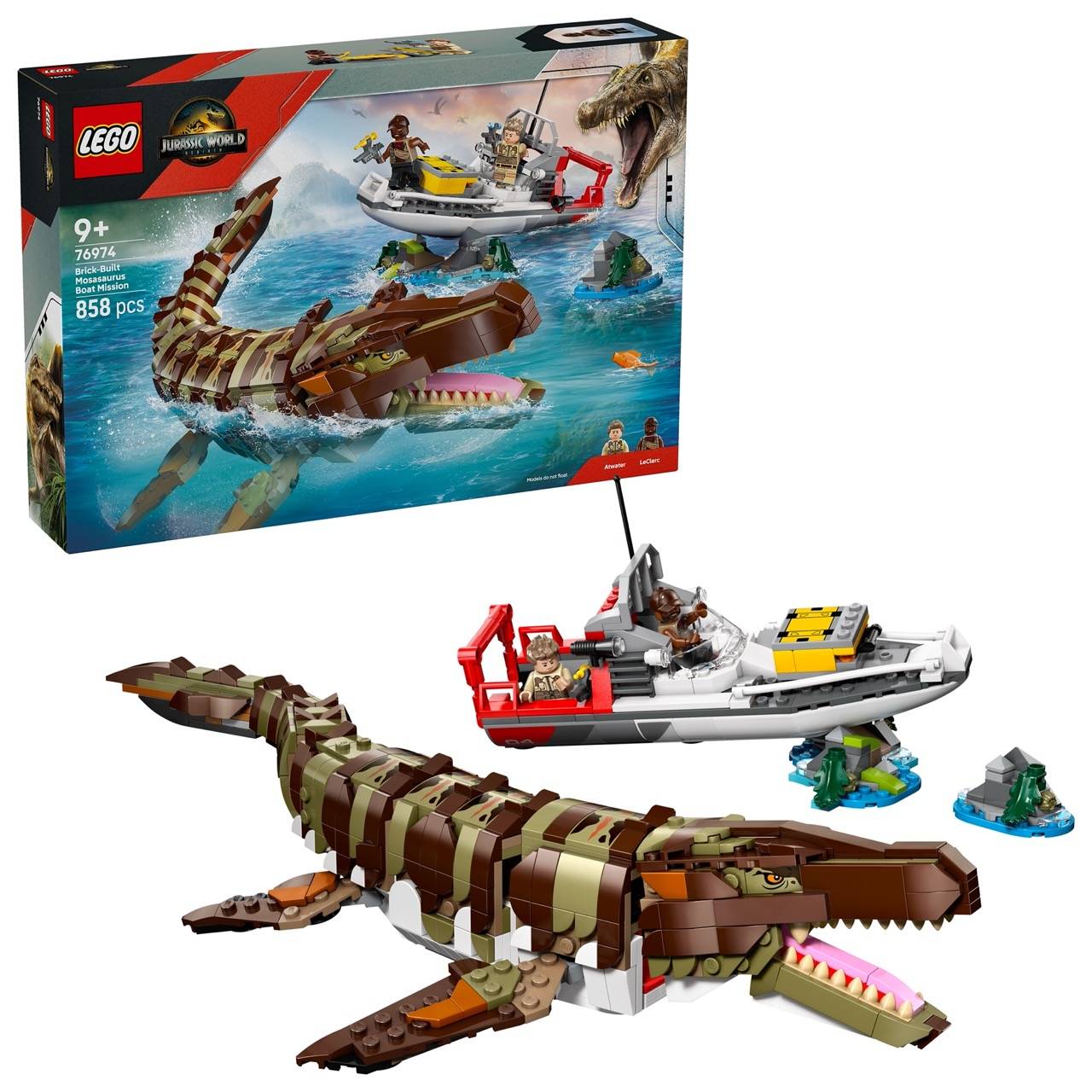 LEGO® 76974 Jurassic World - Mosasaurier: Die Bootmission - Rare Item