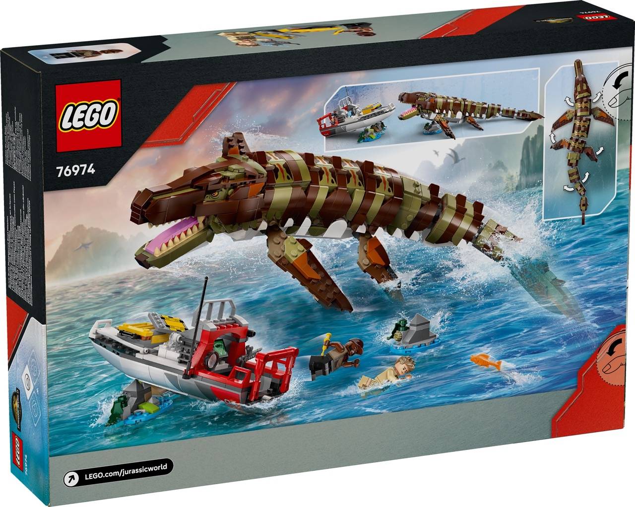 LEGO® 76974 Jurassic World - Mosasaurier: Die Bootmission - Rare Item