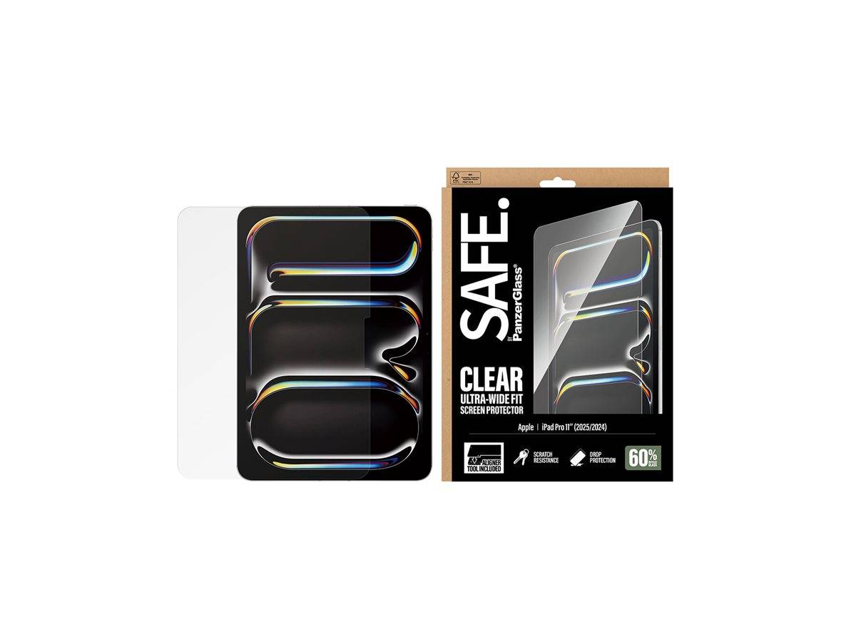 PanzerGlass SAFE. by PanzerGlass - Bildschirmschutz für Tablet - ultraweite