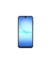 Ein Smartphone mit einem blauen Verlaufsbildschirm, das ein einfaches, modernes Design zeigt und vor einem schlichten weißen Hintergrund präsentiert wird.