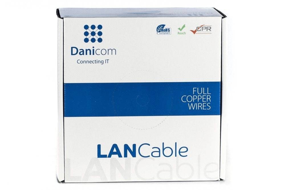 Danicom - DANICOM CAT5E UTP 100m Starrleiter - LSZH (Dca)