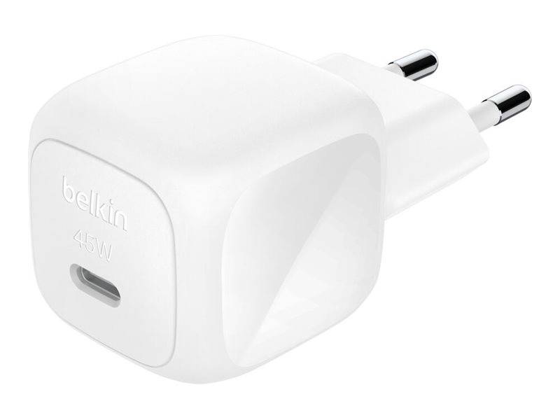 Belkin USB Ladegerät 45 W USB-C PD Weiß Innenbereich Power DeliveryLadegerät