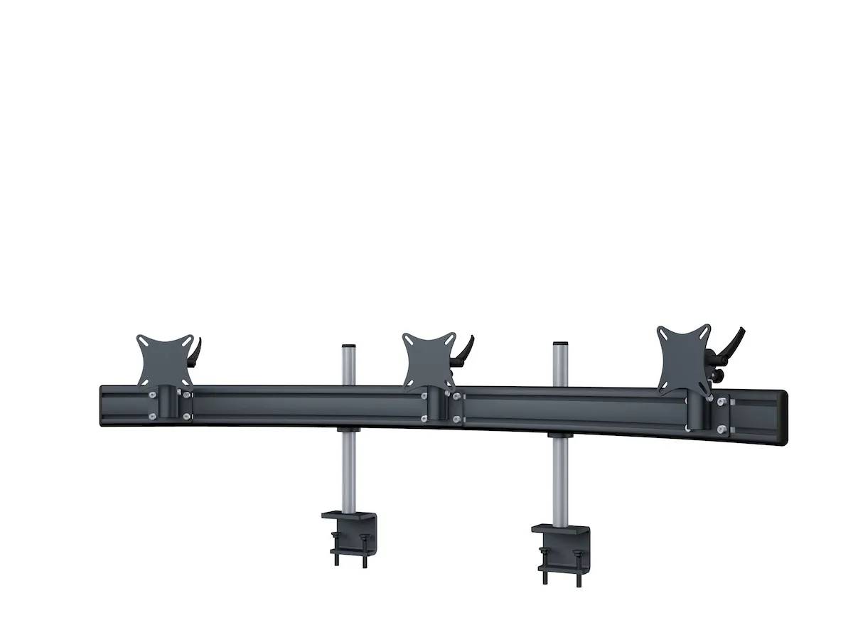 Para-System Monitorhalterung für 3 Monitore mit Tisch-Klemme 3er - 20''-24''