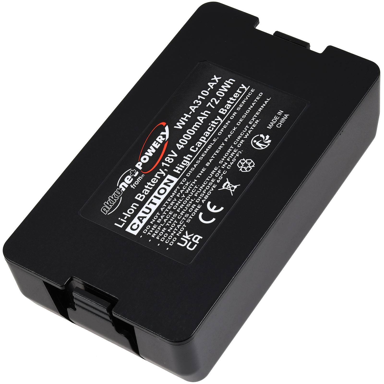 Powery High-Power Akku für Gardena Automower 305 2021 Mähroboter, 18V, Li-Ion