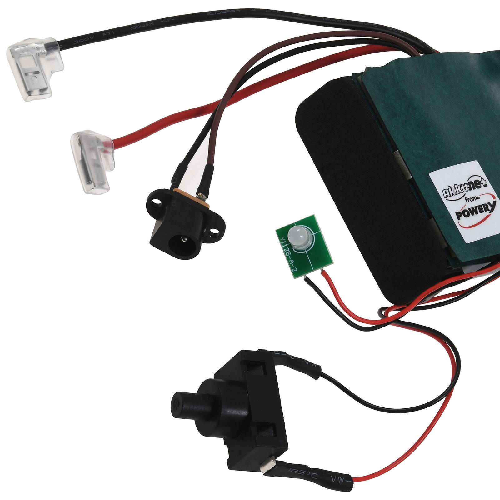 Powery Akku kompatibel mit Dirt Devil Typ BY001, 10,8V, Li-Ion