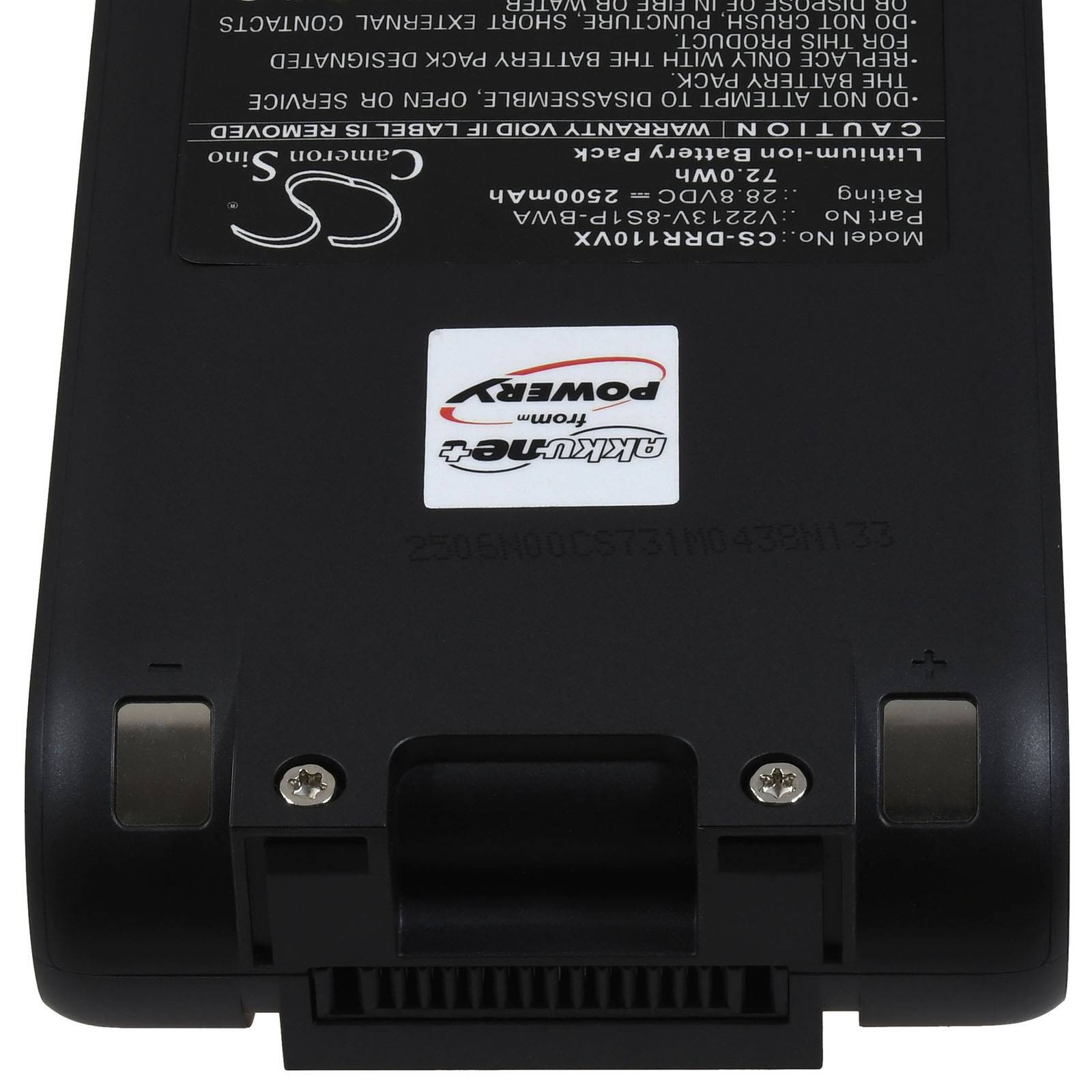 Powery Akku passend für Hand-Staubsauger Dreame R10 Pro Typ V2213V-8S1P-BWA, 28,8V, Li-Ion