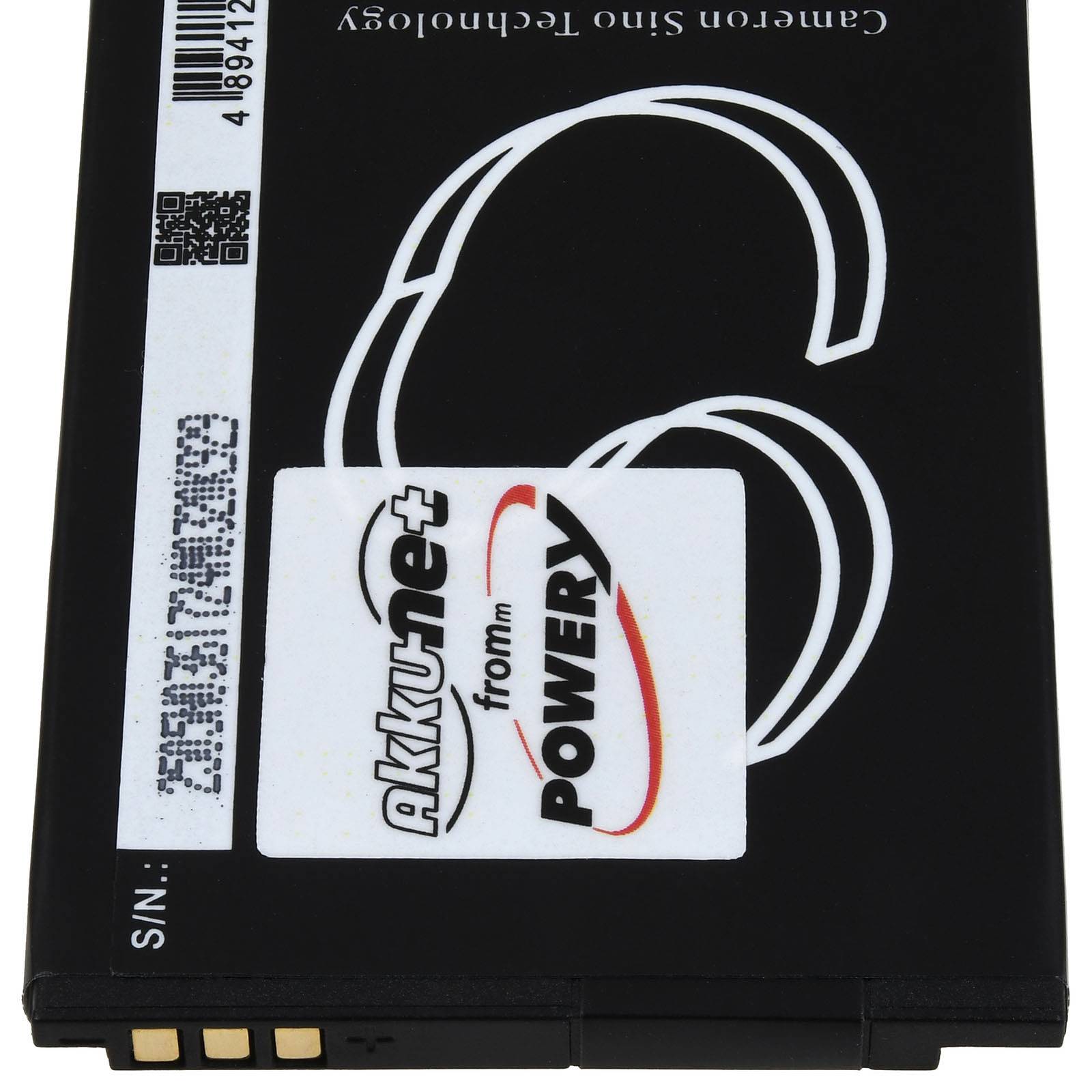 Powery Akku passend für Handy Beafon SL250, 3,7V, Li-Ion
