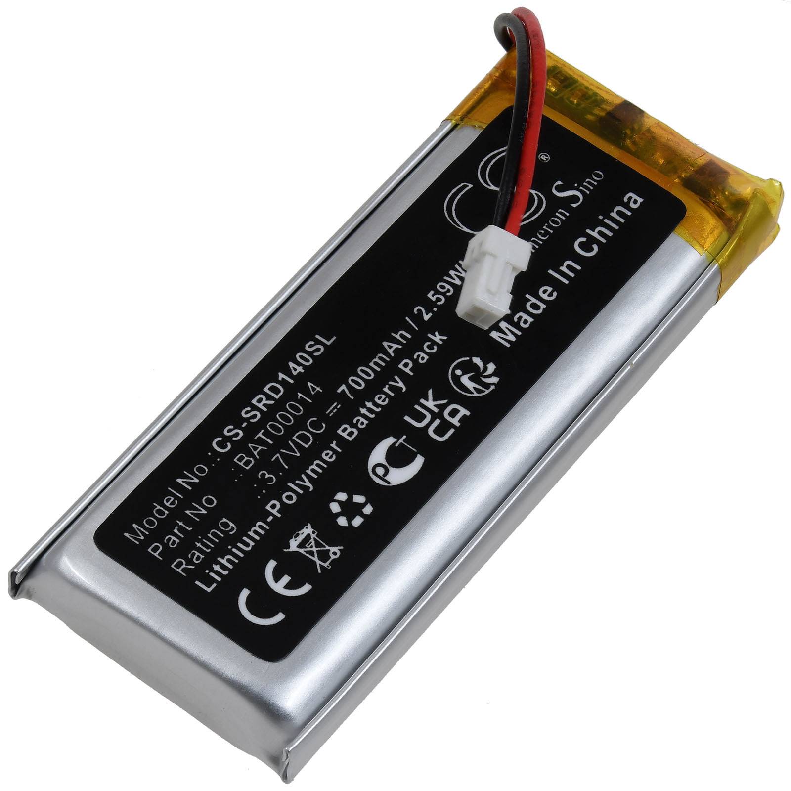 Powery Akku für Cardo Packtalk Edge Kommunikationssystem, 3,7V, Li-Polymer